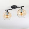 Ripoll Plafonnier, Boule lumineuse Ambre, Clair, 2 lumières