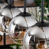 Koyoto Suspension, Boule lumineuse, Suspension Écru, Noir, 5 lumières