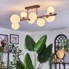 Chehalis Plafonnier, Boule lumineuse Blanc, 8 lumières