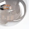 Chehalis Plafonnier, Boule lumineuse 58 cm Fumé, 6 lumières