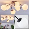 Chehalis Plafonnier, Boule lumineuse Blanc, 6 lumières