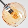 Koyoto Plafonnier, Boule lumineuse Ambre, 7 lumières