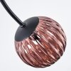 Chehalis Plafonnier, Boule lumineuse Bleu, Vert, Cuivré, 6 lumières