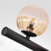Chehalis Plafonnier, Boule lumineuse Ambre, Clair, Fumé, 8 lumières