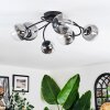 Chehalis Plafonnier, Boule lumineuse 58 cm Clair, Fumé, 6 lumières