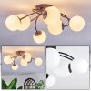 Chehalis Plafonnier, Boule lumineuse Blanc, 6 lumières