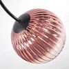 Chehalis Plafonnier, Boule lumineuse 64 cm Bleu, Vert, Clair, Cuivré, 6 lumières