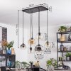 Koyoto Suspension, Boule lumineuse, Suspension Ambre, Clair, Fumé, 6 lumières