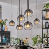 Koyoto Suspension, Boule lumineuse, Suspension Clair, Fumé, 6 lumières