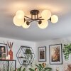 Chehalis Plafonnier, Boule lumineuse Blanc, 6 lumières