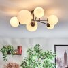Chehalis Plafonnier, Boule lumineuse Blanc, 6 lumières