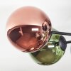 Chehalis Plafonnier, Boule lumineuse Bleu, Vert, Cuivré, 6 lumières