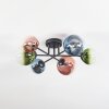 Chehalis Plafonnier, Boule lumineuse Bleu, Vert, Clair, Cuivré, 6 lumières