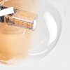 Chehalis Plafonnier, Boule lumineuse Ambre, Clair, 6 lumières