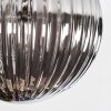 Chehalis Plafonnier, Boule lumineuse Fumé, 5 lumières