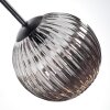 Chehalis Plafonnier, Boule lumineuse Fumé, 5 lumières