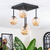 Chehalis Plafonnier, Boule lumineuse Ambre, 5 lumières
