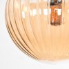 Chehalis Plafonnier, Boule lumineuse Ambre, 5 lumières