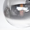 Chehalis Plafonnier, Boule lumineuse 34 cm Clair, Fumé, 3 lumières