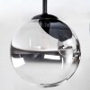 Chehalis Plafonnier, Boule lumineuse 34 cm Clair, Fumé, 3 lumières