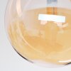 Chehalis Plafonnier, Boule lumineuse 34 cm Ambre, 3 lumières