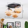 Chehalis Plafonnier, Boule lumineuse 34 cm Ambre, 3 lumières Chehalis Plafonnier, Boule lumineuse 34 cm Ambre, 3 lumières