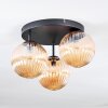 Chehalis Plafonnier, Boule lumineuse 34 cm Ambre, 3 lumières Chehalis Plafonnier, Boule lumineuse 34 cm Ambre, 3 lumières
