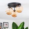 Chehalis Plafonnier, Boule lumineuse 34 cm Ambre, 3 lumières Chehalis Plafonnier, Boule lumineuse 34 cm Ambre, 3 lumières