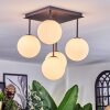 Chehalis Plafonnier, Boule lumineuse Blanc, 5 lumières
