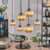 Koyoto Suspension, Boule lumineuse, Suspension Ambre, 6 lumières