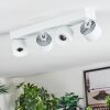 Narel Plafonnier, Spot de plafond LED Blanc, 4 lumières