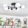 Chehalis Plafonnier, Boule lumineuse 55 cm Blanc, 6 lumières
