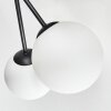 Chehalis Plafonnier, Boule lumineuse Blanc, 6 lumières