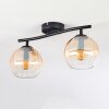 Koyoto Plafonnier, Boule lumineuse Ambre, Clair, 2 lumières