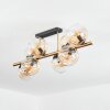Koyoto Plafonnier, Boule lumineuse Or, Noir, 8 lumières