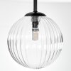Chehalis Plafonnier, Boule lumineuse Ambre, Clair, Fumé, 3 lumières