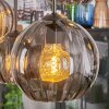 Koyoto Suspension, Boule lumineuse, Suspension Fumé, 6 lumières