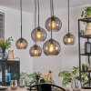 Koyoto Suspension, Boule lumineuse, Suspension Fumé, 6 lumières