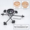 Chehalis Plafonnier, Boule lumineuse 55 cm Ambre, 6 lumières