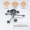 Chehalis Plafonnier, Boule lumineuse 60 cm Ambre, 6 lumières