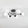 Chehalis Plafonnier, Boule lumineuse 55 cm Blanc, 6 lumières