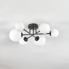 Chehalis Plafonnier, Boule lumineuse 62 cm Blanc, 6 lumières