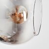 Koyoto Boule lumineuse, Lampadaire 32 cm Ambre, Clair, Fumé, 6 lumières