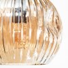 Ripoll Plafonnier, Boule lumineuse Ambre, Fumé, 10 lumières