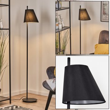 Suren Lampadaire Noir, 1 lumière
