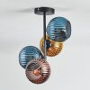Koyoto Plafonnier, Boule lumineuse 31 cm Bleu, Or, Cuivré, 4 lumières