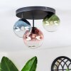 Chehalis Plafonnier, Boule lumineuse 30.5 cm Bleu, Vert, Clair, Cuivré, 3 lumières