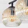 Ripoll Plafonnier, Boule lumineuse Ambre, Clair, 2 lumières