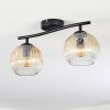 Ripoll Plafonnier, Boule lumineuse Ambre, Clair, 2 lumières