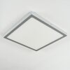 Finsrud Plafonnier, Panel LED Argenté, 1 lumière